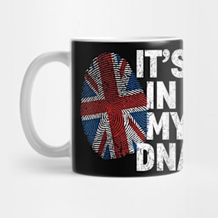 IT'S IN MY DNA British Flag England UK Britain Union Jack Mug